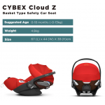 Cybex E46-521001057 Cloud Z I-Size 嬰兒汽車座椅 (湖水藍)